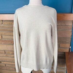 Nordstrom Cream Crew Neck Sweater